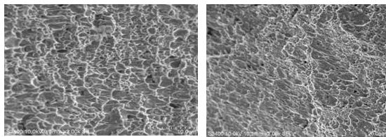 圖16-28 3#螺栓裂紋兩側微觀形貌 圖16-29 3#螺栓裂紋兩側微觀形貌