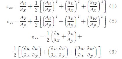求得物體表面相應的應變場，